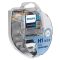 Комплект галогенових ламп PHILIPS H1 12258CVSM Crystal Vision + W5W 4300K 55W 12V P14,5s