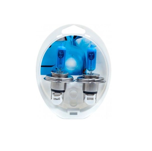 Комплект галогенових ламп PHILIPS H4 12342DVSP DiamondVision 5000K 60/55W 12V P43t
