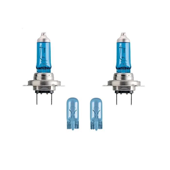 Комплект галогенових ламп PHILIPS H7 12972CVSP CrystalVision + W5W 4300K 55W 12V PX26d