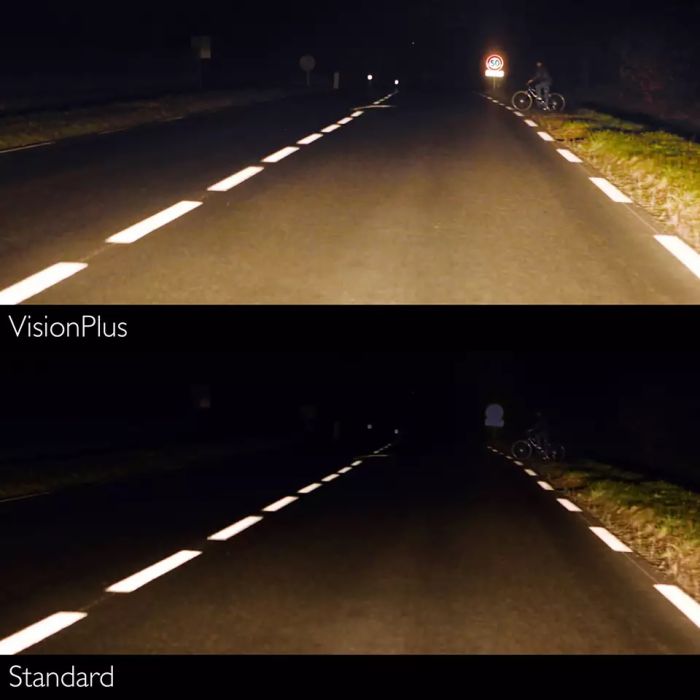 Комплект галогенових ламп PHILIPS H7 12972VPS2 VisionPlus +60% 55W 12V PX26d (2 шт)