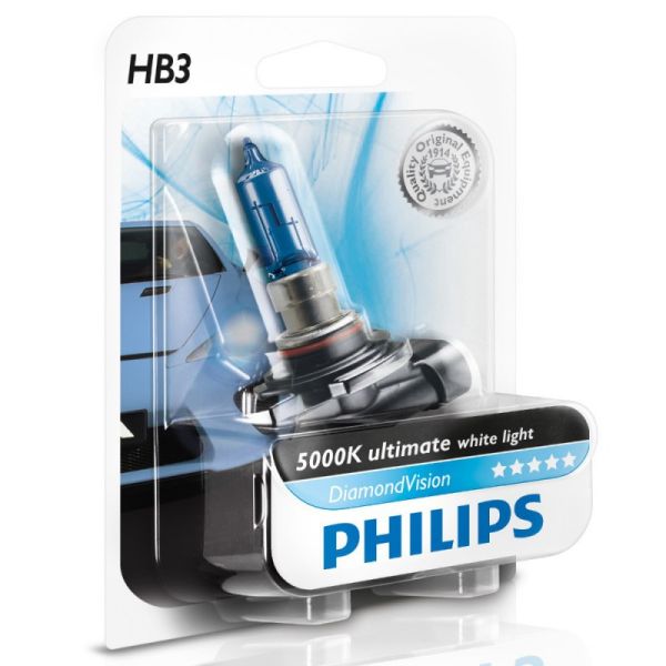 Галогеновая лампа PHILIPS 9005DVB1 HB3 65W 12V P20d DiamondVision