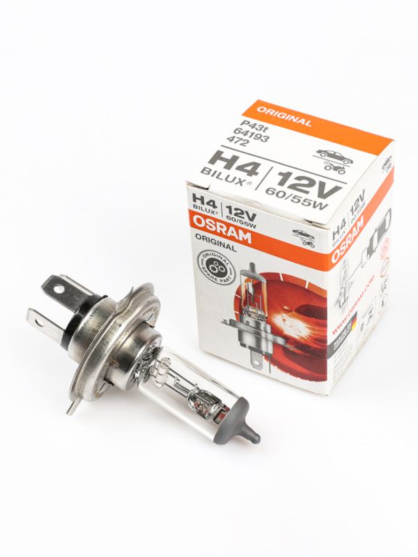 Галогеновая лампа OSRAM H4 64193 60/55W 12V P43T (1 шт)