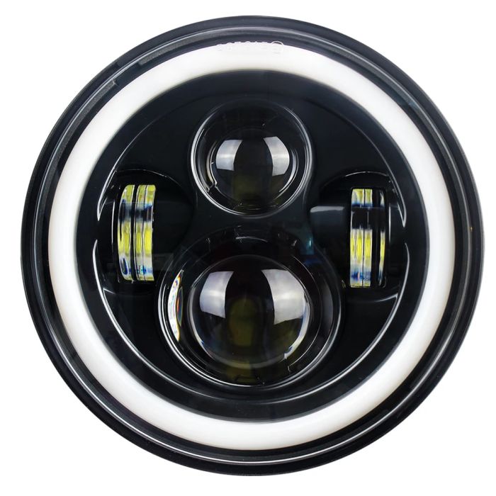 Світлодіодна фара AllLight JR-4-45W 3chip CREE ближнє+дальнє (DRL+поворот) НИВА, ВАЗ, ГАЗ, УАЗ, JEEP, VW