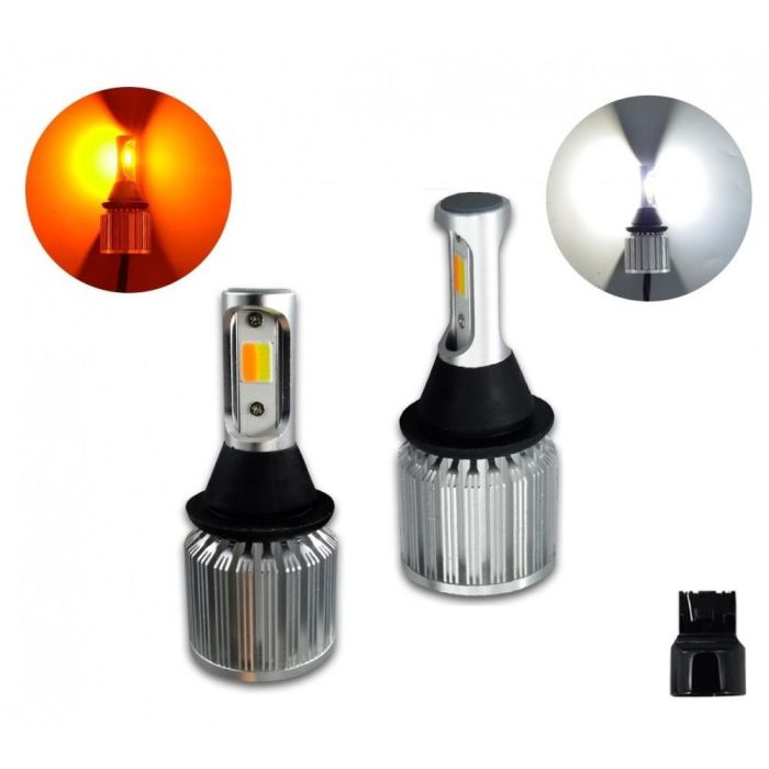 Ходові вогні BAXSTER DRL + поворот W21W Cob Light CANBUS W3X16q 12V