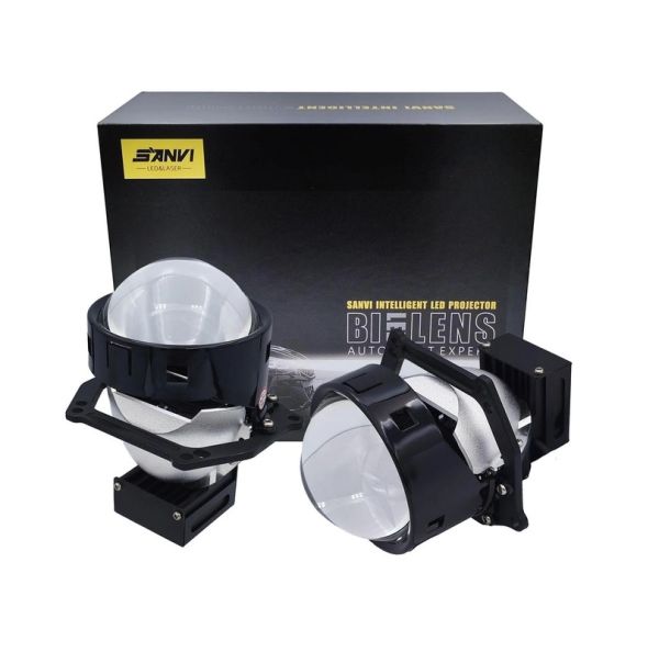 Комплект світлодіодних лінз SANVI Bi-LED F5 LASER 5500K 3.0" 55W
