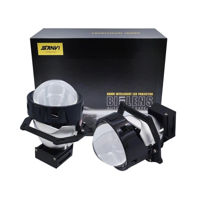 Комплект світлодіодних лінз SANVI Bi-LED F5 LASER 5500K 3.0" 55W