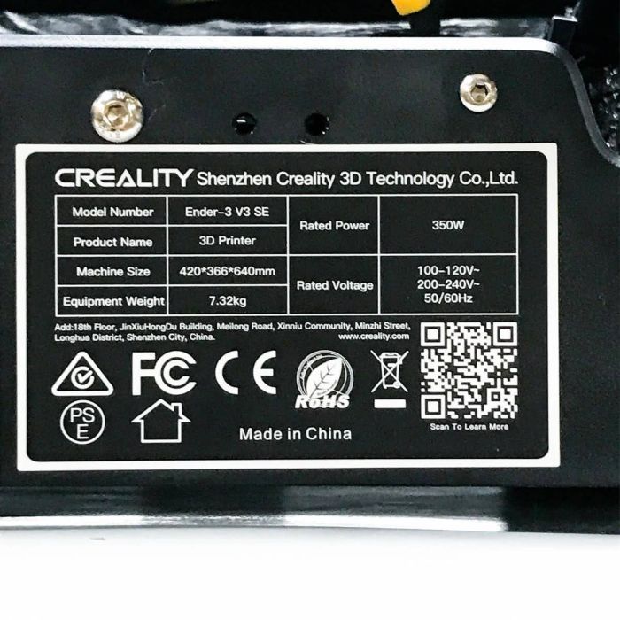 3D-принтер Creality Ender-3 V3 SE