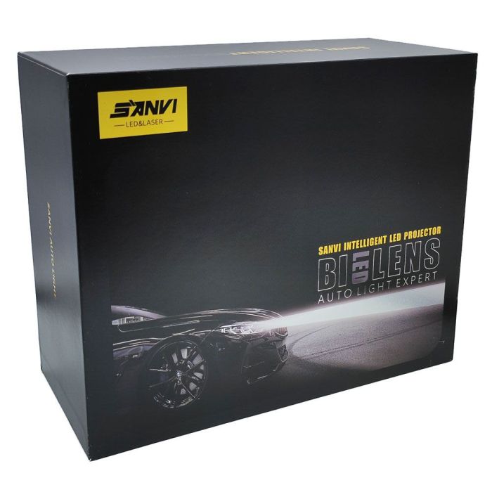 Комплект світлодіодних лінз SANVI Bi-LED S3 Plus LASER 5500K 3.0" 65W