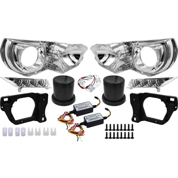 Перехідні рамки для встановлення лінз Toyota Corolla E16 2012-2016 DRL + поворот