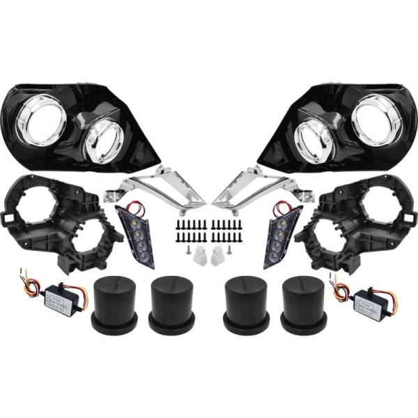 Перехідні рамки для встановлення лінз Toyota Land Cruiser Prado J150 2013-2017 DRL + поворот