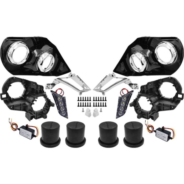 Перехідні рамки для встановлення лінз Toyota Land Cruiser Prado J150 2013-2017 DRL + поворот