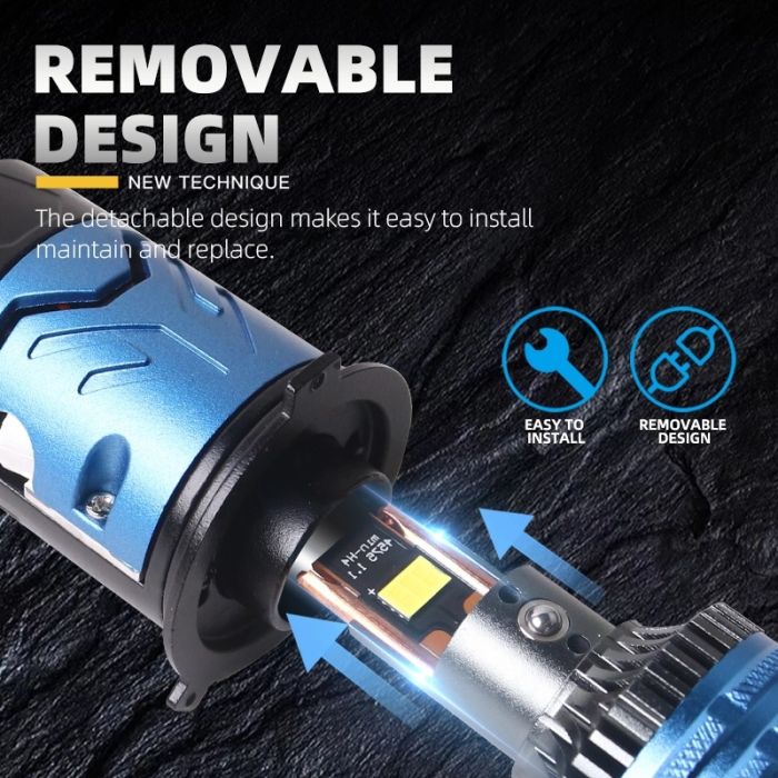 Комплект світлодіодних лінз Sanvi F90 Plus 12V 70/90W LASER