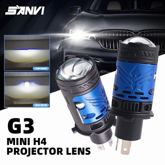 Комплект світлодіодних лінз Sanvi F90 MINI 12V 48/65W LASER