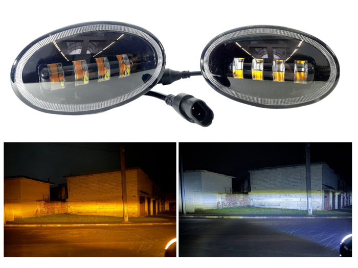 Комплект протитуманних LED фар StarLight HONDA CR-V/Civic/Accord/Odyssey біле/жовте світло ПТФ FOG