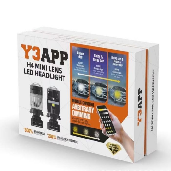 Комплект світлодіодних ламп Starlight Y3APP H4 Bi-Led