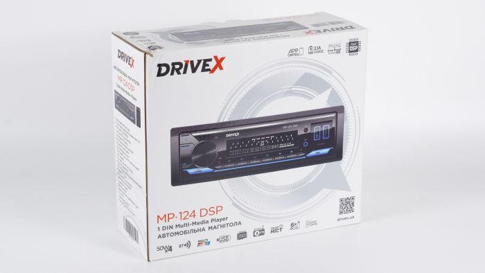Автомагнітола 1-Din DriveX MP-124 DSP 2,5A 4*50W