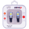 Світлодіоди в габаритні вогні. Підсвітку номера та салона DriveX Glow I4 T15 12-24V CAN 5W 1000Lm W16W base-10mm к-т.