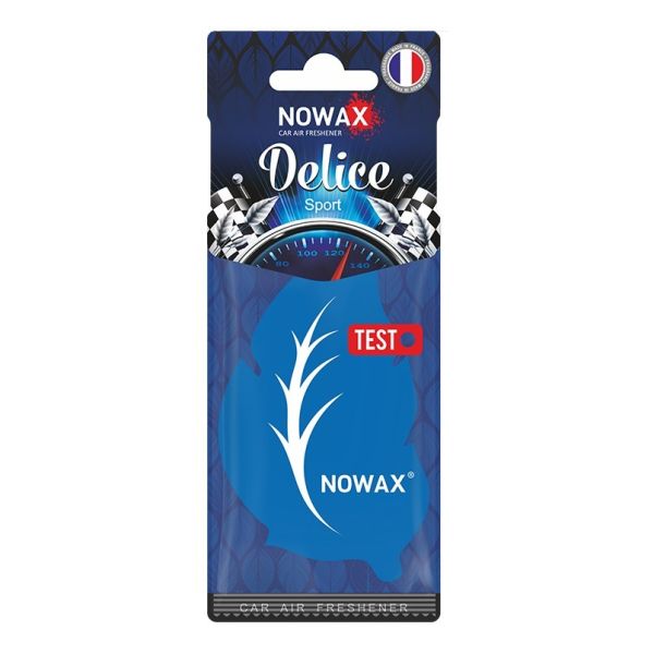 Ароматизатор повітря целюлозний Nowax серія Delice - Sport