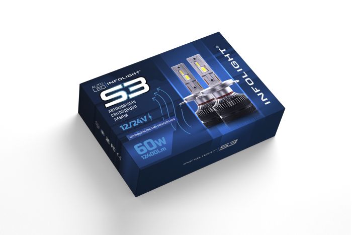 Комплект светодиодных ламп Infolight S3 H3 60W