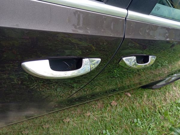 Хромированные Накладки на Ручки Дверей (4 шт, Нержавейка) OmsaLine - Итальянская Нержавейка для Seat Alhambra 2010- гг