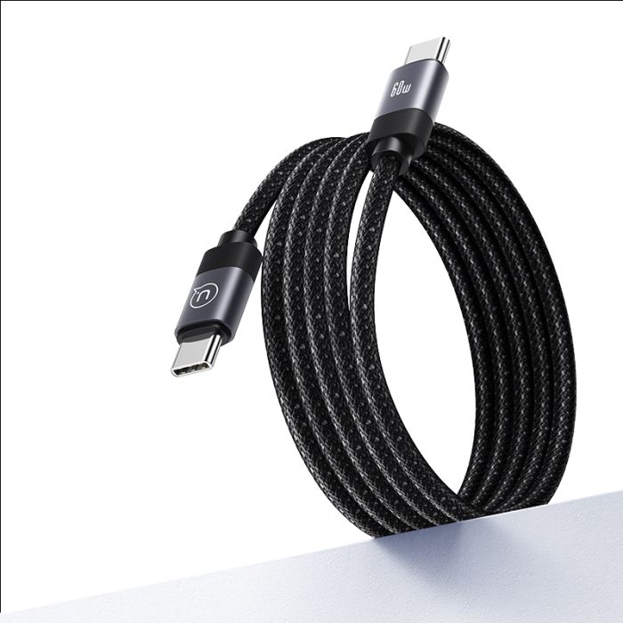 Кабель Usams US-SJ704 60W Magnetic Data Cable Type-C To Type-C-Rui Series 1m tarnish (SJ704USB01)
