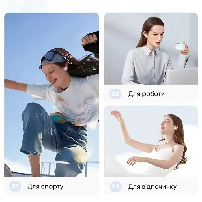 Бездротові навушники TWS Usams US-TD22 Earbuds - TD Series White (BHUTD01)