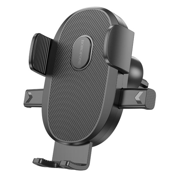Автотримач для телефона BOROFONE BH92 Grand one-button car holder(air outlet) Black (6941991103681)