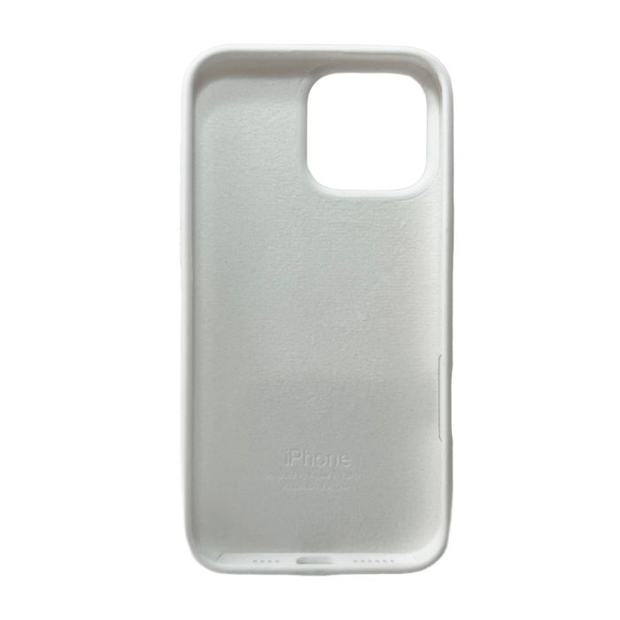 Чохол для смартфона Silicone Full Case AA Open Cam for Apple iPhone 16 Pro Max 8,White (FullOpeAAi16PM-8)