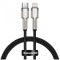 Кабель Baseus Cafule Series Metal Data Cable Type-C to iP PD 20W 0.25m Black (CATLJK-01)