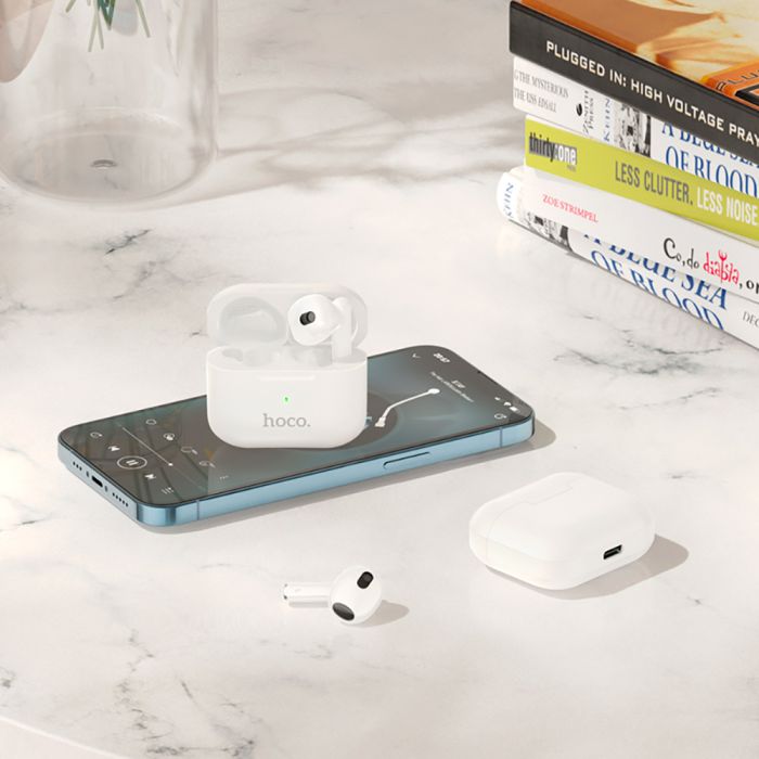 Бездротові навушники TWS HOCO EW30 Intelligent White (6931474782793)