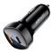 Автомобільний зарядний пристрій ACEFAST B4 digital display 66W(USB-C+USB-A) dual port car charger (6974316280392)