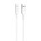 Кабель HOCO X25 USB to Type-C 2A, 1m, PVC, PVC connectors, White (6957531080152)