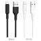 Кабель HOCO X25 USB to Type-C 2A, 1m, PVC, PVC connectors, White (6957531080152)