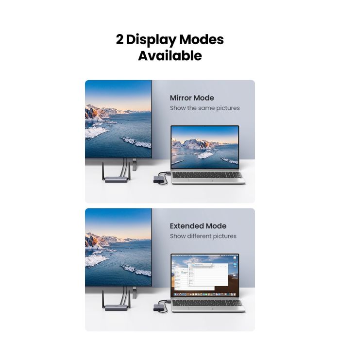 Безпровідний подовжувач UGREEN CM506 Wireless HDMI Extender Transmitter and Receiver 50m(UGR-50633A) (UGR-50633A)