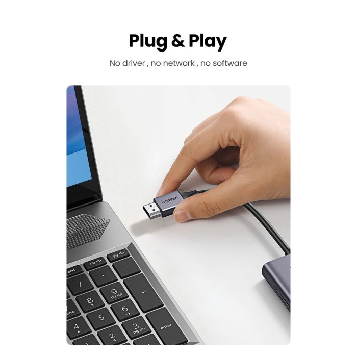 Безпровідний подовжувач UGREEN CM506 Wireless HDMI Extender Transmitter and Receiver 50m(UGR-50633A) (UGR-50633A)