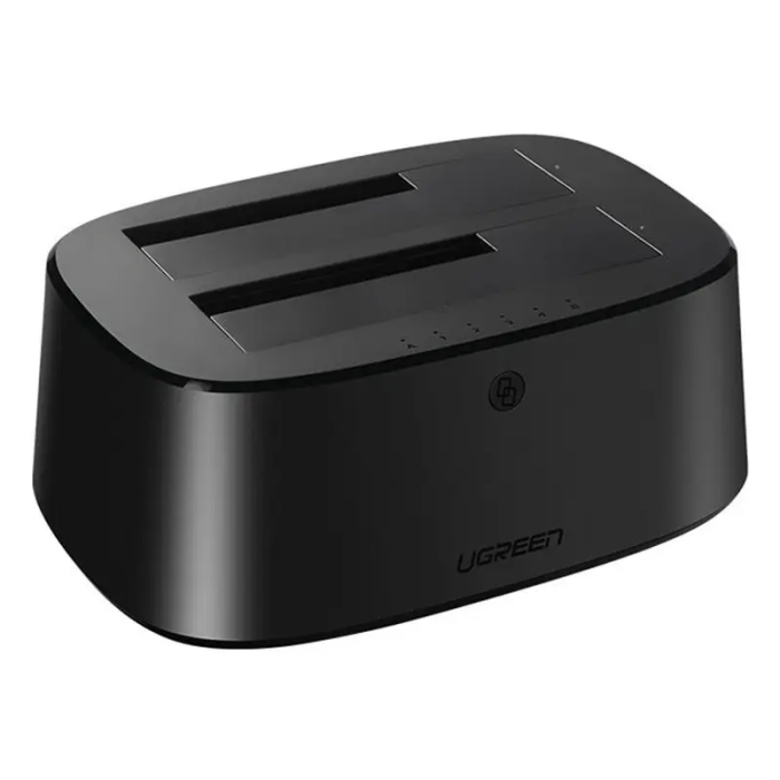 Док-станція UGREEN CM198 USB 3.0 to SATA Dual-Bay Hard Drive Duplicator/Cloner EU (UGR-50857) (UGR-50857)