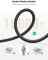 Аудіокабель UGREEN AV112 3.5mm Male to 3.5mm Male Cable Gold Plated Metal Case with Braid 1m (Black)(UGR-50361) (UGR-50361)