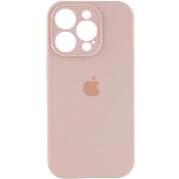 Чохол для смартфона Silicone Full Case AA Camera Protect for Apple iPhone 14 Pro Max 15,Pink Sand (FullAAi14PM-15)