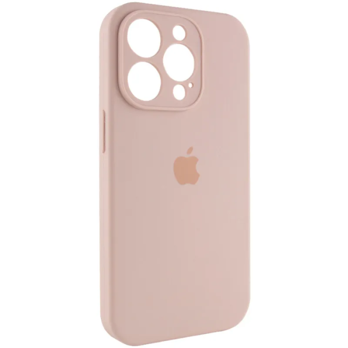Чохол для смартфона Silicone Full Case AA Camera Protect for Apple iPhone 14 Pro Max 15,Pink Sand (FullAAi14PM-15)