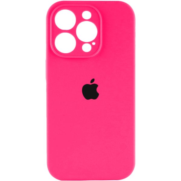 Чохол для смартфона Silicone Full Case AA Camera Protect for Apple iPhone 15 Pro 23,Shiny Pink (FullAAi15P-23)