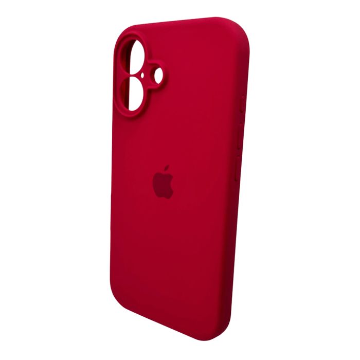 Чохол для смартфона Silicone Full Case AA Camera Protect for Apple iPhone 16 35,Maroon (FullAAi16-35)