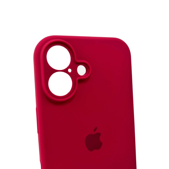 Чохол для смартфона Silicone Full Case AA Camera Protect for Apple iPhone 16 35,Maroon (FullAAi16-35)