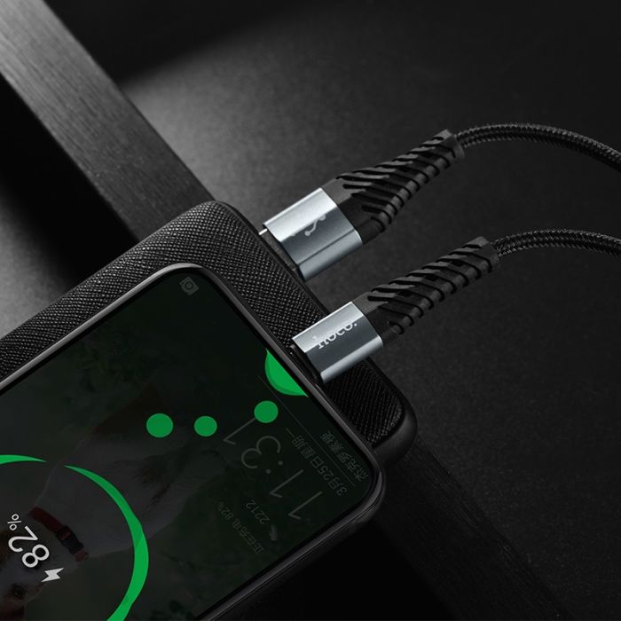 Кабель HOCO X38 Cool Charging data cable for Type-C (6931474710567)