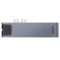 USB-хаб Baseus Thunderbolt C+Pro Seven-in-one smart HUB docking station Grey (CAHUB-L0G)