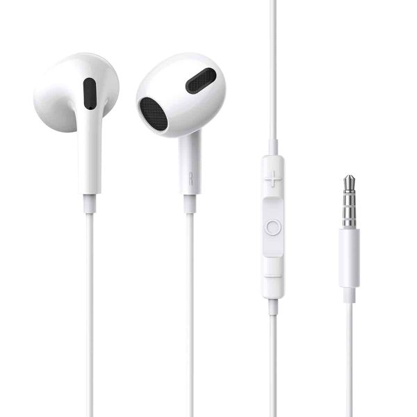 Навушники дротові Baseus Encok H17 (3.5mm) White (NGCR020002)