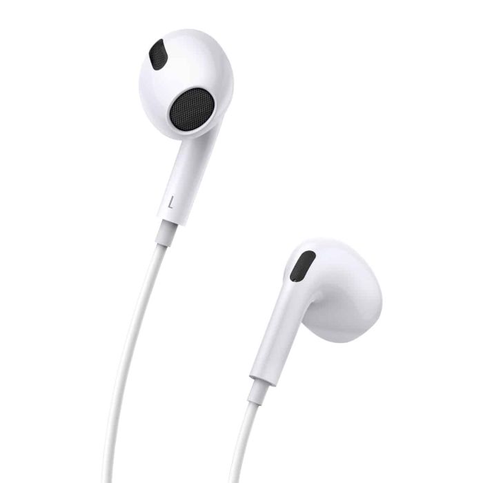 Навушники дротові Baseus Encok H17 (3.5mm) White (NGCR020002)