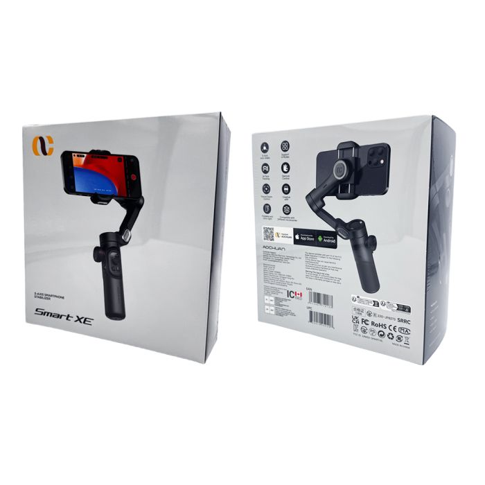Триосьовий стабілізатор AOCHUAN Professional Gimbal Stabilizer for Smartphone SMART XE Чорний (AOCHUAN-SMARTXE-B)