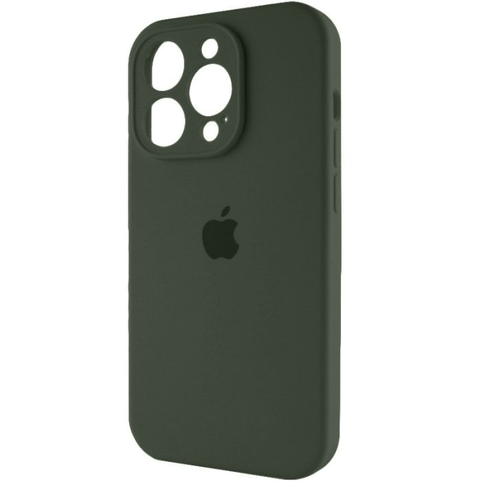Чохол для смартфона Silicone Full Case AA Camera Protect for Apple iPhone 14 Pro 40,Atrovirens (FullAAi14P-40)