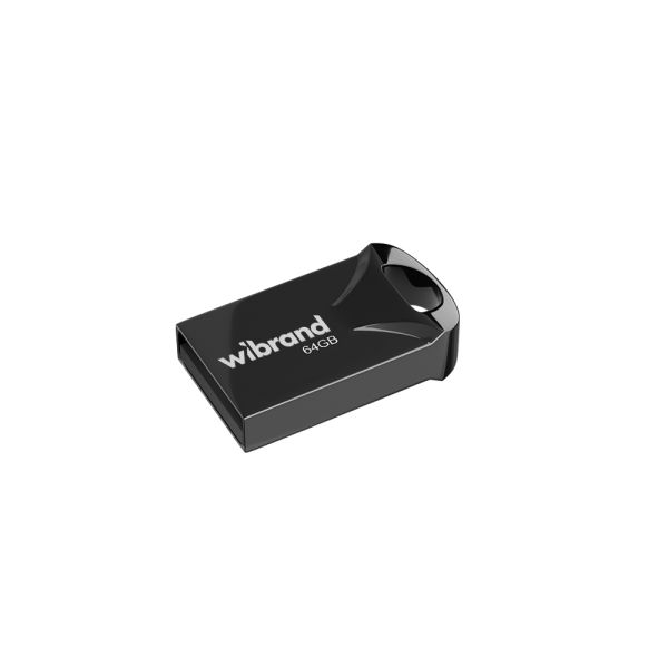 Флеш-накопичувач Wibrand USB 2.0 Hawk 64Gb Black (WI2.0/HA64M1B)