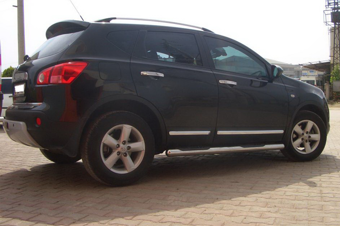 Боковые трубы (2 шт., нержавейка) для Nissan Qashqai 2010-2014 гг